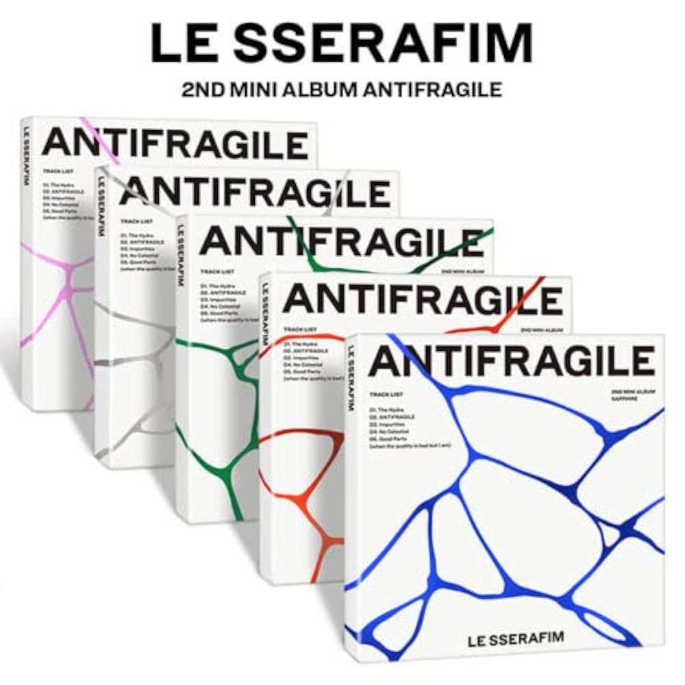 LESSERAFIM, LE SSERAFIM - ( COMPACT Ver. ) LE SSERAFIM ANTIFRAGILE