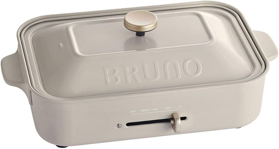 Amazon | BRUNO コンパクトホットプレート グレージュ サイズなし
