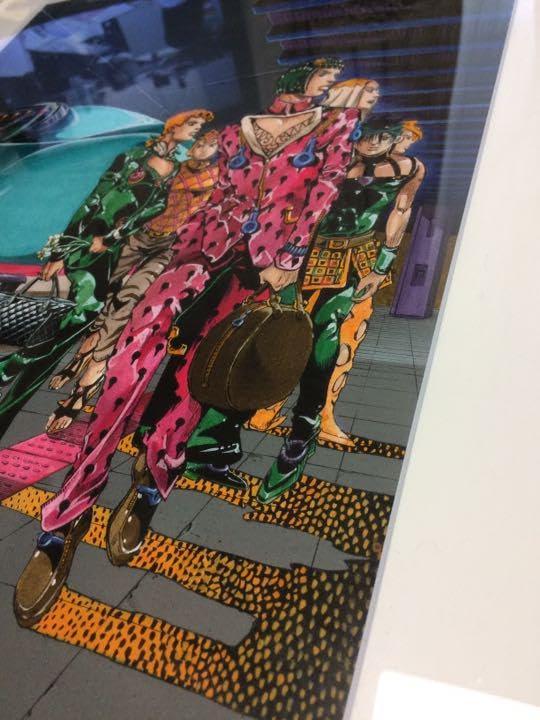 Amazon.co.jp: ジョジョ 複製原画 第5部 ブチャラティチーム 荒木