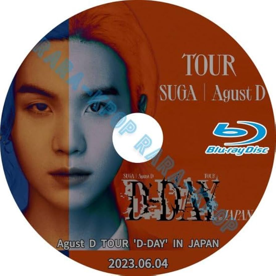 Amazon.co.jp: BTS DVD SUGA Agust D Tour D-Day in Japan 2023.06.04