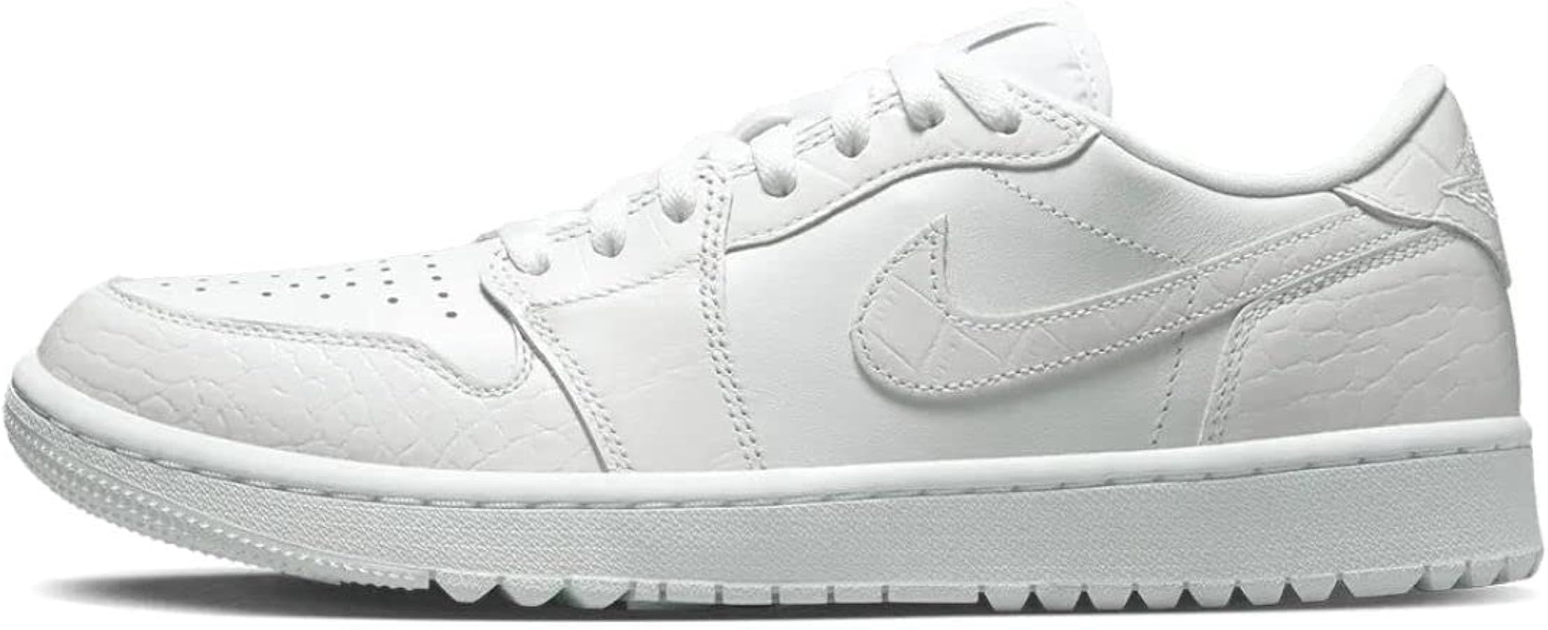 Amazon | AIR JORDAN 1 LOW GOLF White Crocodile Skin ナイキ