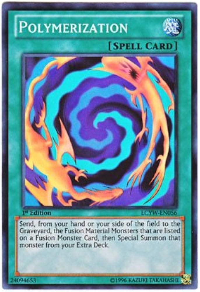 Amazon.co.jp: 遊戯王 英語版 LCYW-EN056 Polymerization 融合