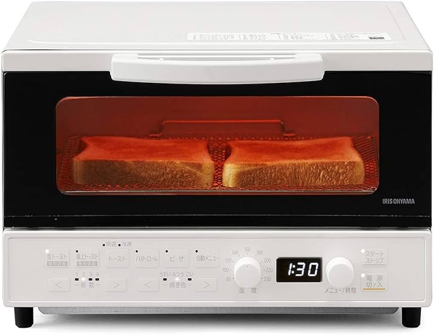 Amazon | アイリスオーヤマ トースター オーブントースター 4枚焼き 生
