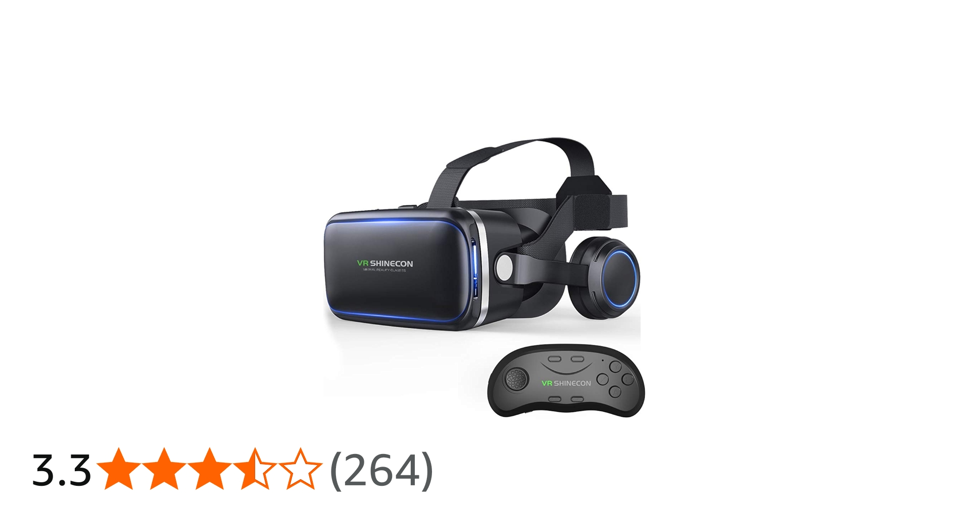 Amazon.co.jp: VRヘッドセット リモートコントローラー付き HD 3D VR