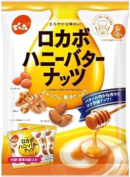 Amazon.co.jp: でん六 ロカボハニーバターナッツ 120g : 食品・飲料・お酒