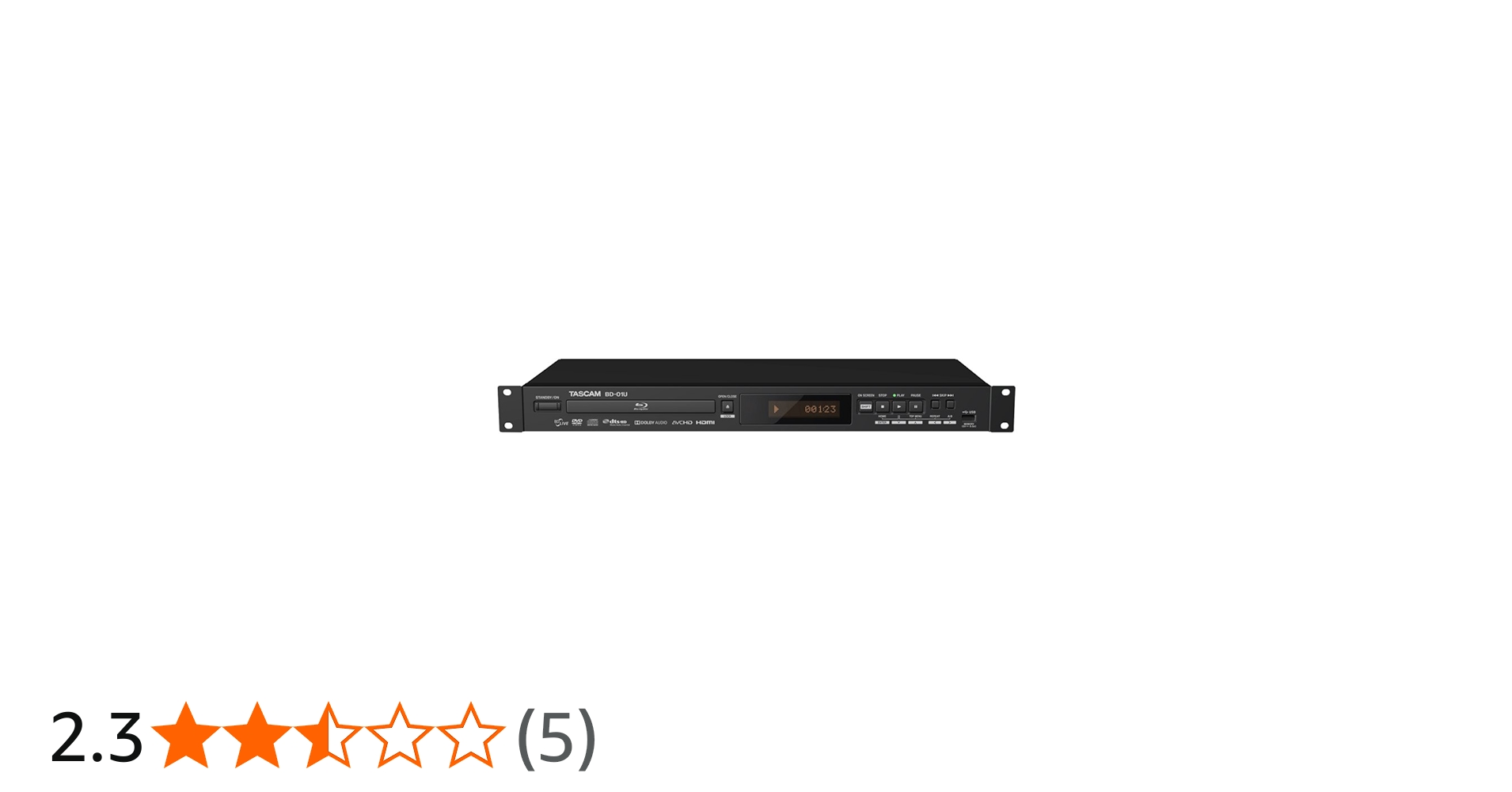 Amazon | TASCAM Blu-ray player BD-01U | ブルーレイプレーヤー 通販