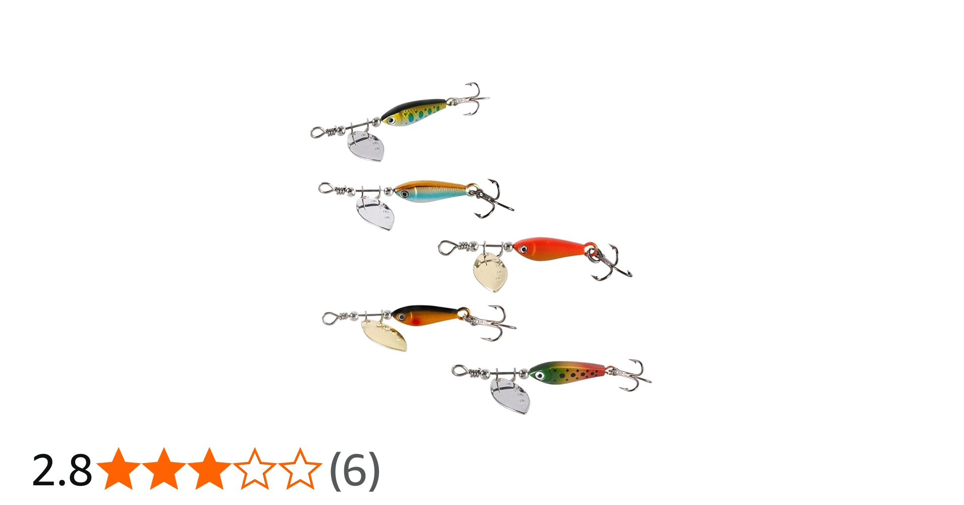 Amazon.co.jp: レイクトラウト ピロピロ 本流 スピナー 大型トラウト