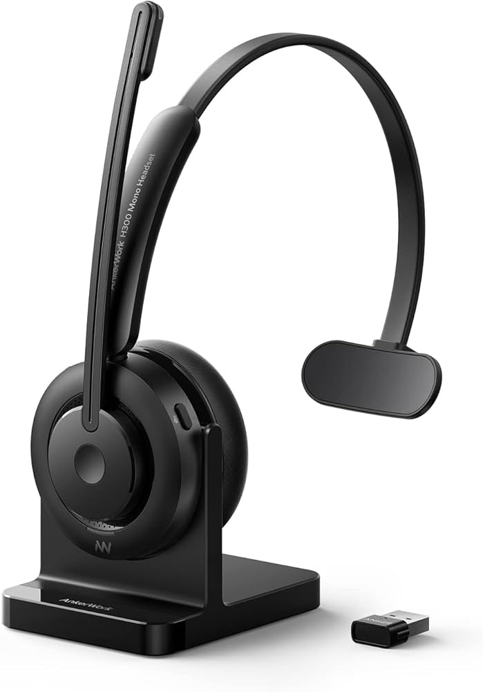 Amazon.co.jp: AnkerWork H300 Mono Headset（片耳タイプ ワイヤレス