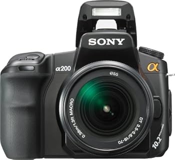 Amazon.com : Sony Alpha A200K 10.2MP Digital SLR Camera Kit with