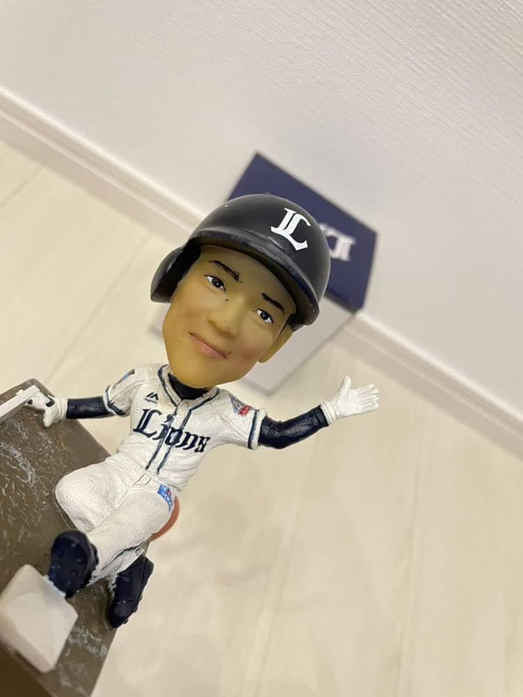 Amazon.co.jp: 西武ライオンズ 松井稼頭央 ボブルヘッド フィギュア