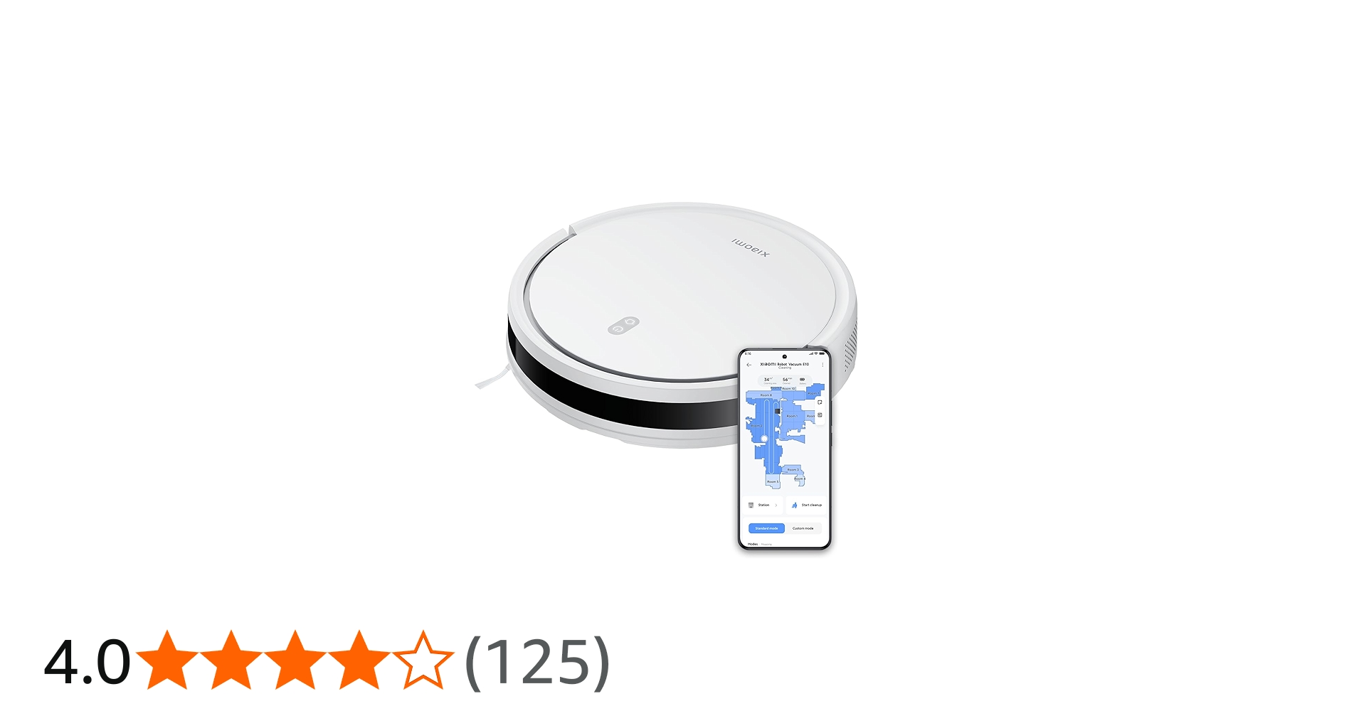 Amazon | Xiaomi ロボット掃除機 E10 2-in-1 吸引・水拭き両用 4000Pa