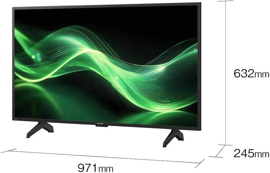 Amazon | シャープ 43V型 4K 液晶 テレビ AQUOS 4T-C43GJ2 Google TV