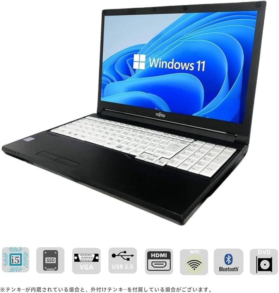 Amazon.co.jp: Fujitsu LifeBook A577 15.6-inch Laptop FHD (1920 x