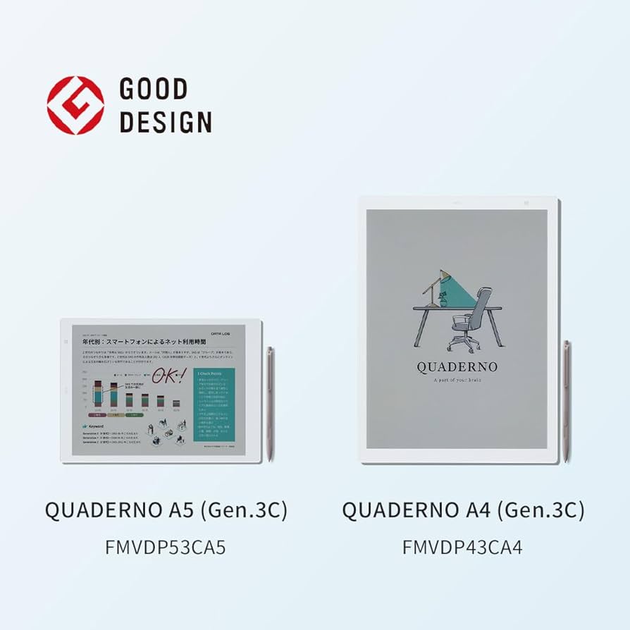 Amazon.co.jp: FMV 富士通 10.3型フレキシブル電子ペーパー QUADERNO