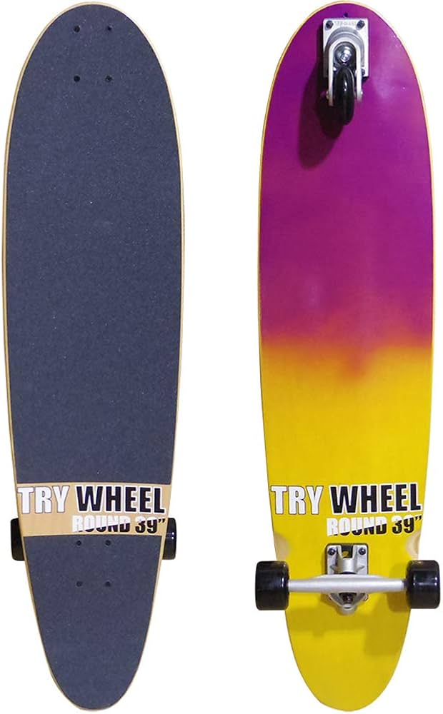 Amazon | TRY WHEEL(トライウィール) TRYWHEEL ROUND 39 YELLOWxPURPLE