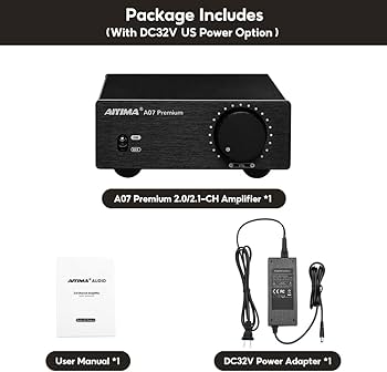 Amazon.co.jp: AIYIMA A07 Premium TPA3255 パワーアンプ 300Wx2 D級