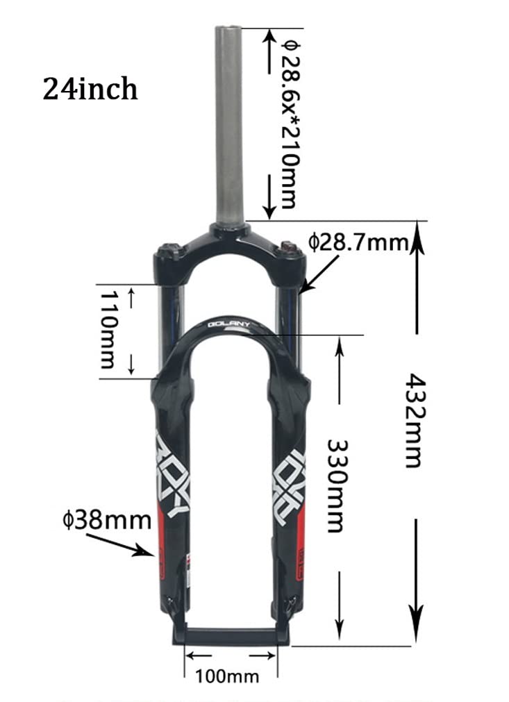 Amazon.co.jp: 24インチ MTB フォーク トラベル 100mm マウンテン