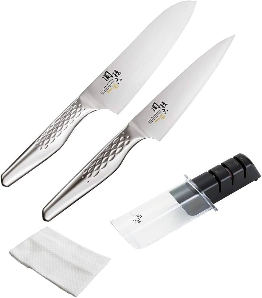 Amazon | 貝印 関孫六 匠創 包丁セット 三徳165mm+ペティ120mm+