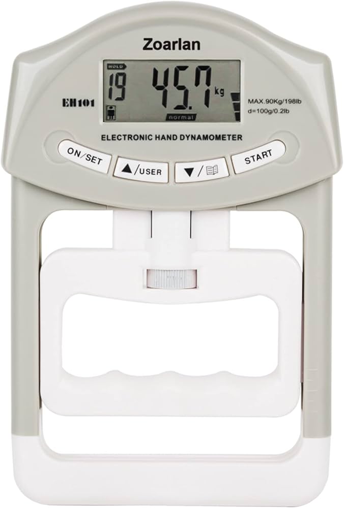 Amazon | Zoarlan デジタル握力計 握力測定 握力強化用 記録更新機能