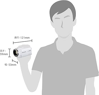 Amazon.co.jp: パナソニック HDビデオカメラ V480MS 32GB 高倍率90倍