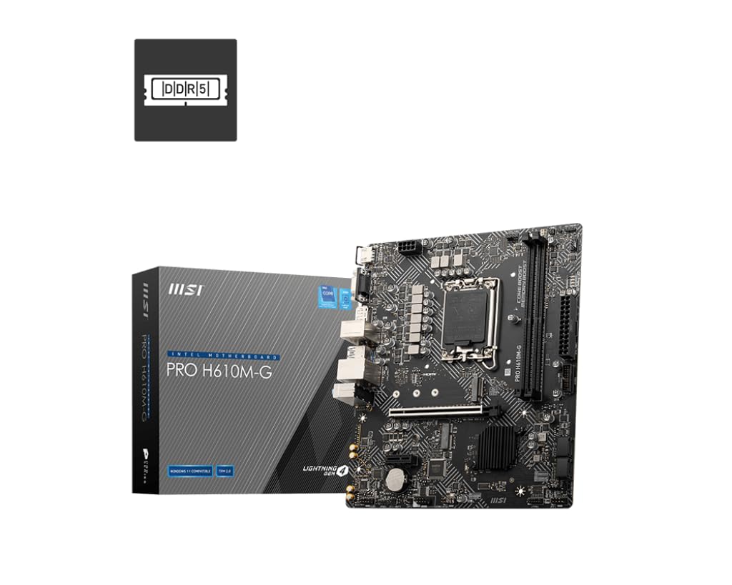 Amazon | MSI PRO H610M-G Proシリーズマザーボード (第14/13/12世代