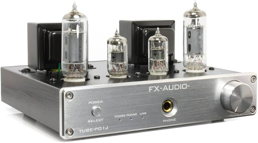 Amazon.co.jp: [即納]FX-AUDIO- TUBE-P01J[シルバー]【チューニング