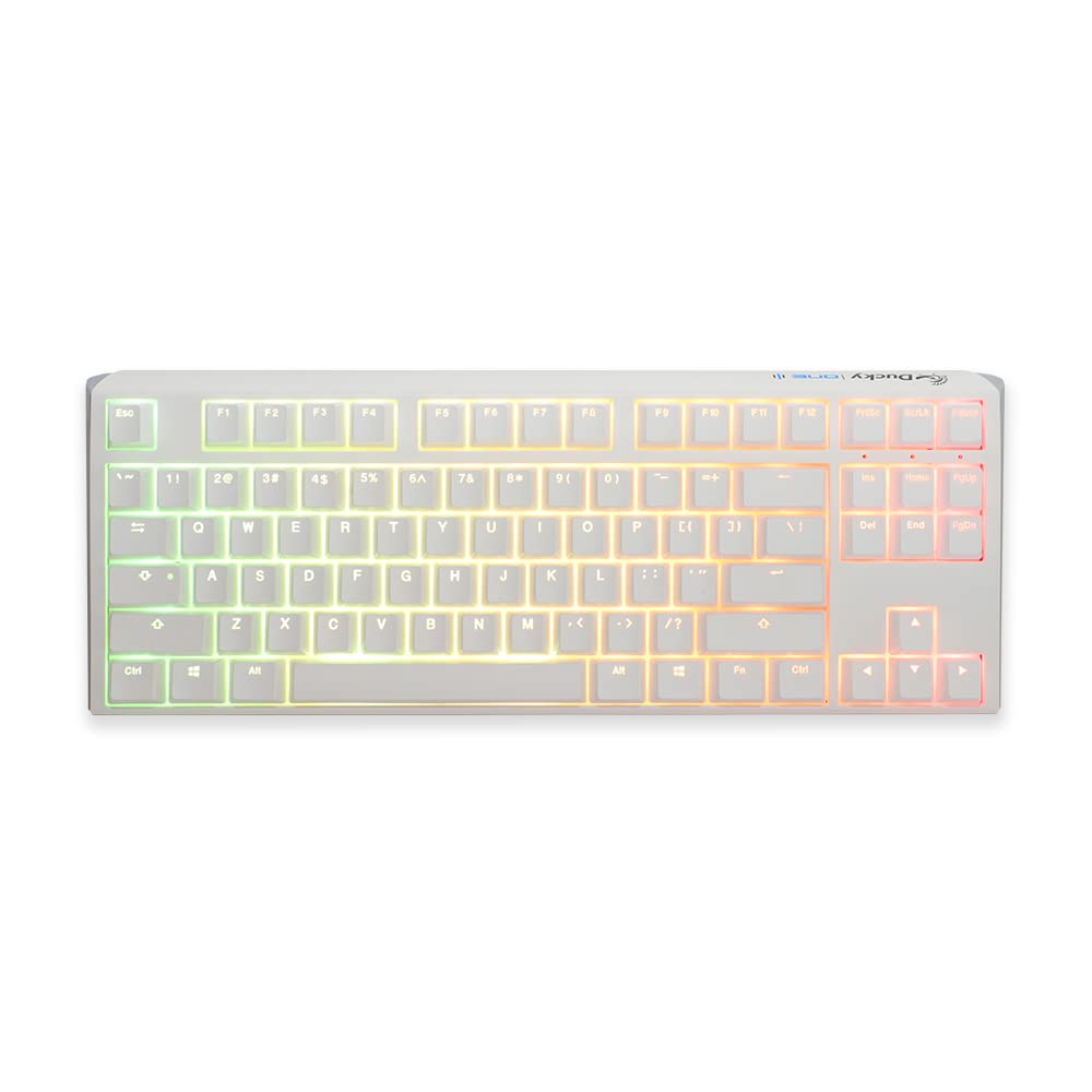 Amazon.com: Ducky One 3 TKL Pure White Hotswap RGB Mechanical