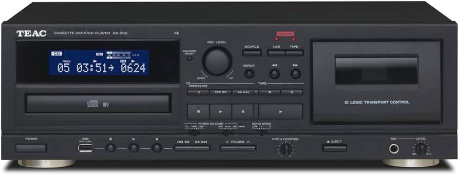 Amazon.co.jp: TEAC CD/カセットレコーダー USB接続対応 ブラック AD