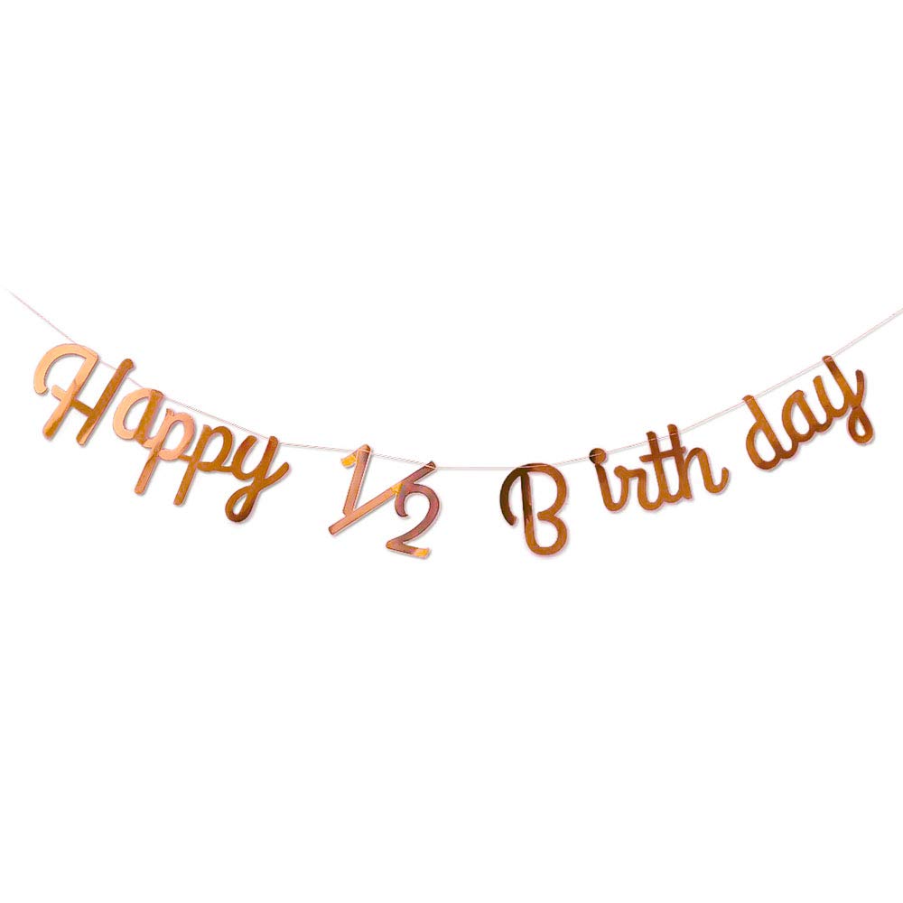 Amazon.co.jp: regalo ハーフバースデー レターバナー ガーランド 飾り