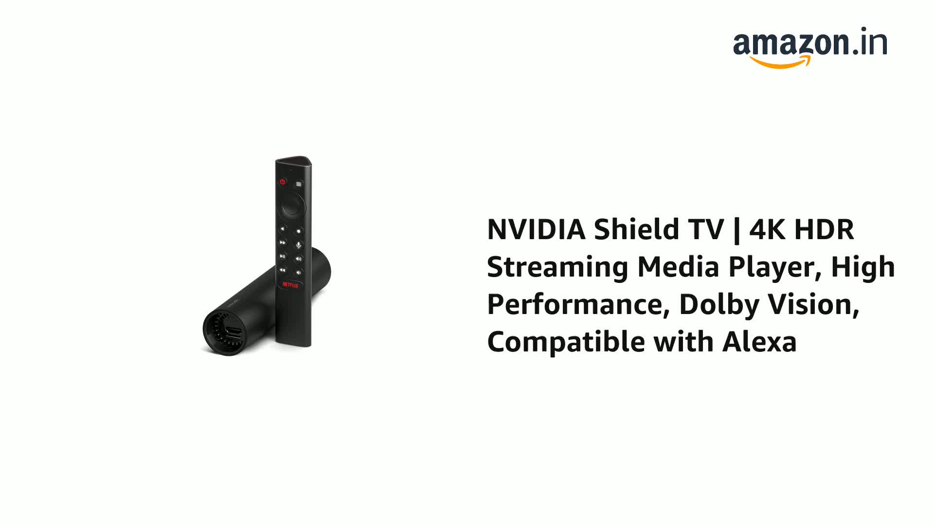 NVIDIA Shield TV | 4K HDR Streaming Media Player, High Performance