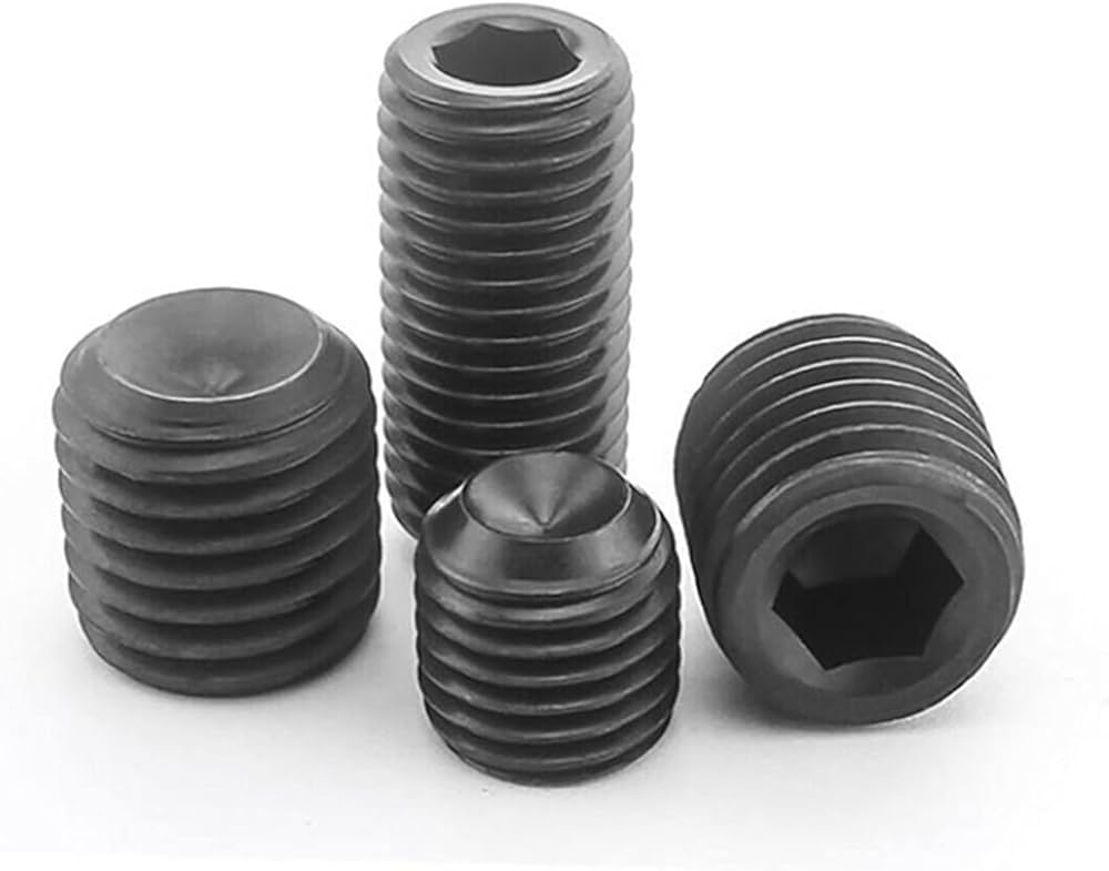 Amazon.co.jp: ウッドネジ M16-M24黒の平らなヘッドねじカップ形の六
