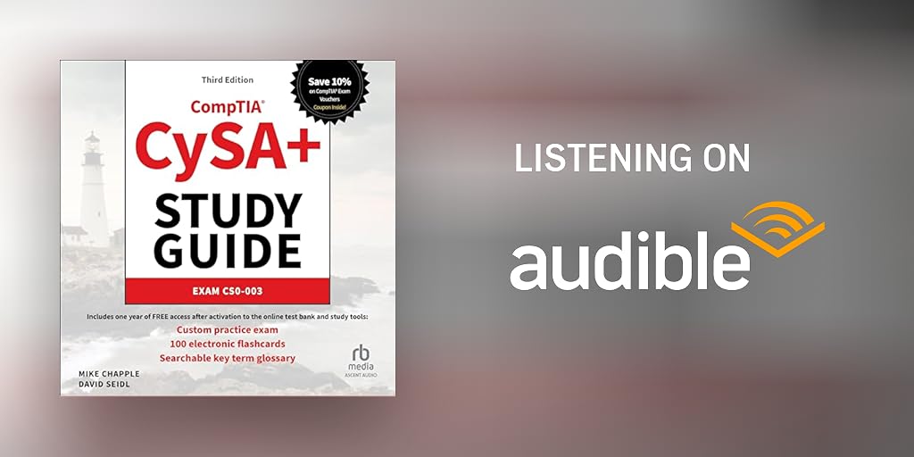 CompTIA CySA+ Study Guide: Exam CS0-003, 3rd Edition Audiobook