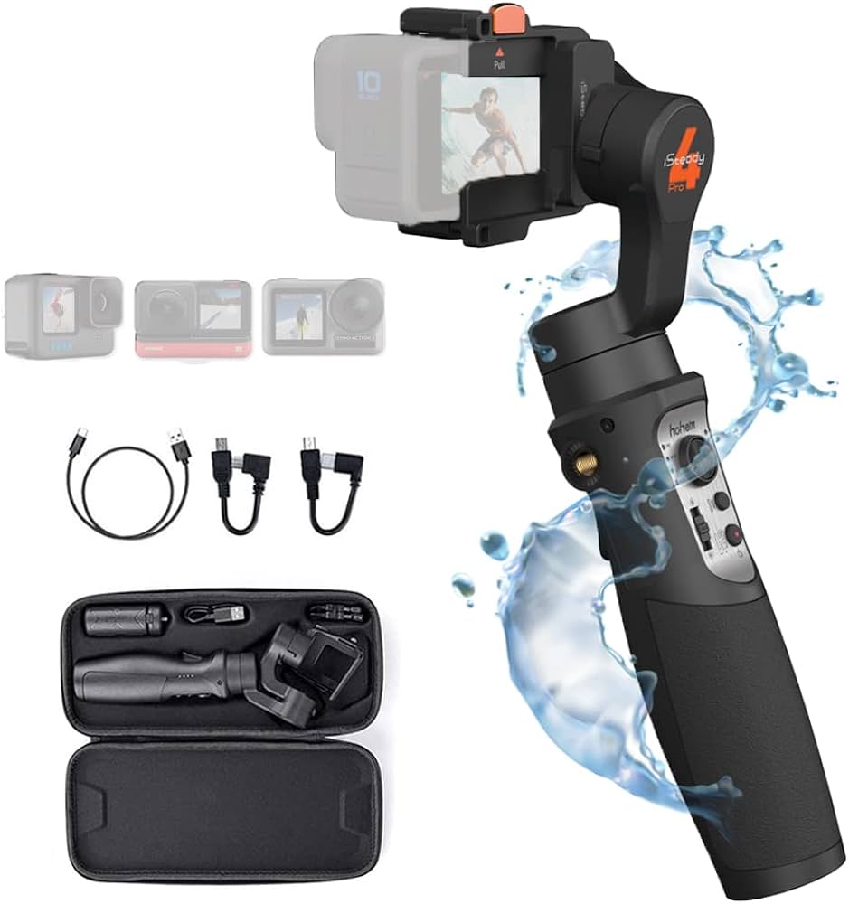 Amazon | hohem Pro4 アクションカメラ用 ジンバル GoPro Hero 10/9/8