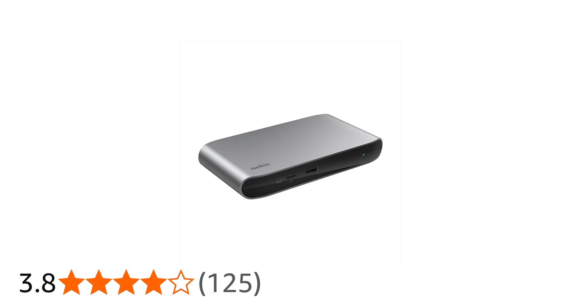 Belkin Connect Thunderbolt 4 Docking Station, 5-in-1 USB-C