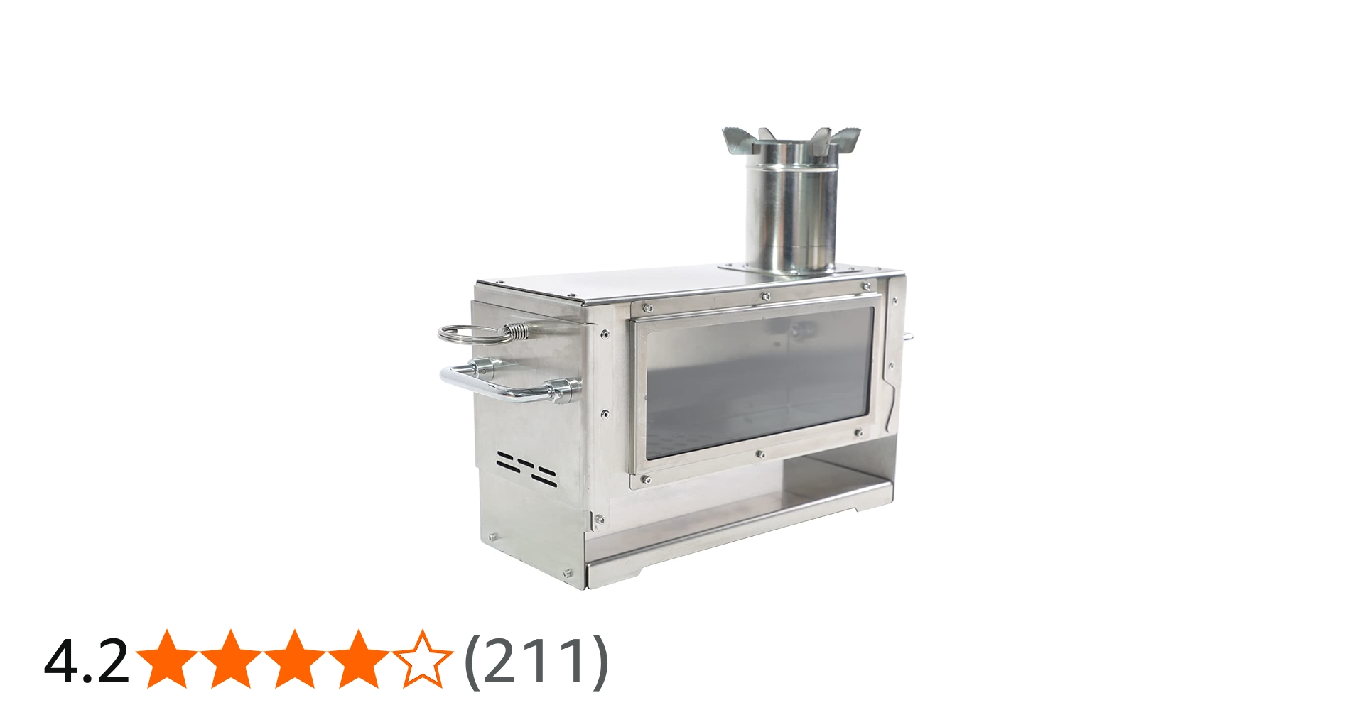 Amazon | Soomloom薪ストーブTOPON テーブル暖炉 煙突付き テント調理