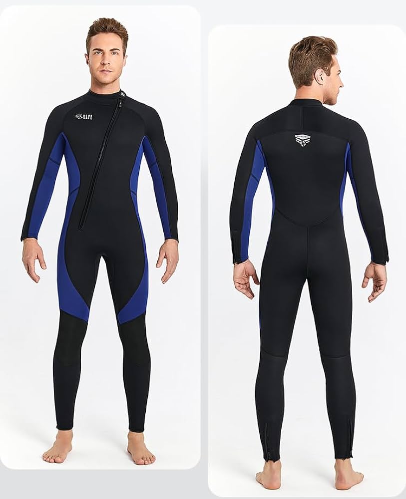 Amazon | Dive&Sail ウェットスーツ 3mm フルスーツ メンズ S ブルー