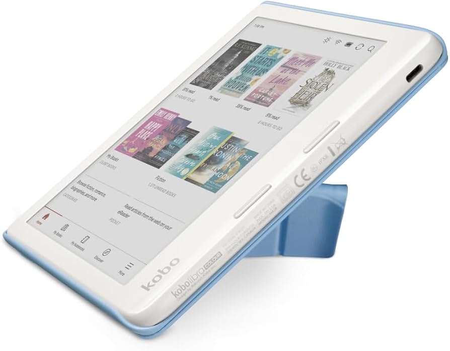 Amazon.com: Kobo Libra Colour White eReader with Case Bundle