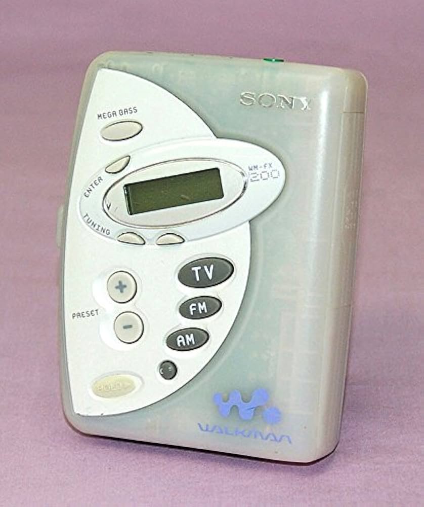 Amazon.co.jp: SONY ソニー WM-FX200-W ホワイト シンプルデザイン