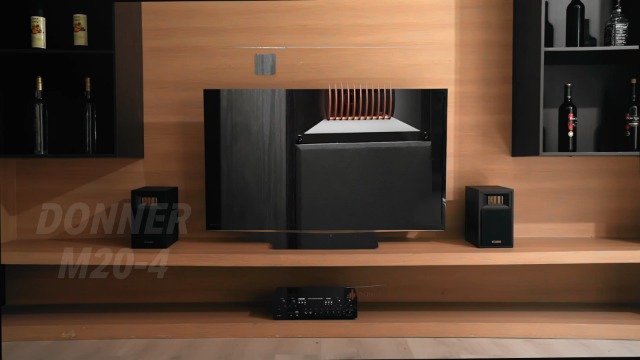 Amazon.co.jp: Donner ブックシェルフスピーカー 2.0 パッシブ