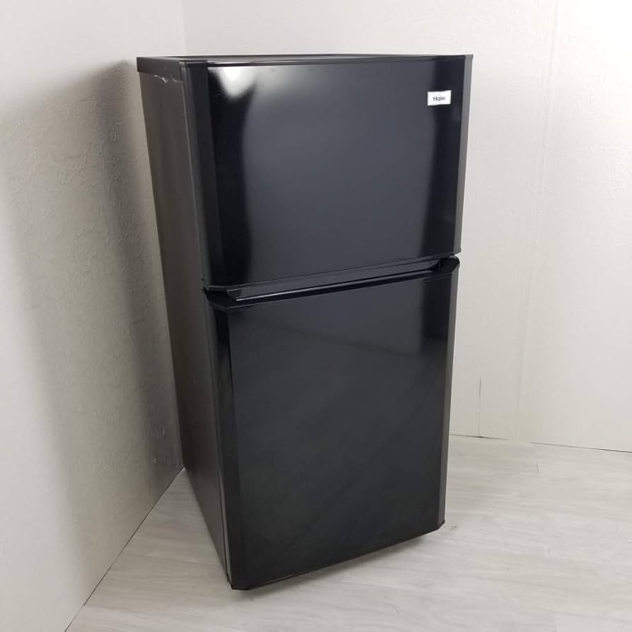 Amazon.co.jp: ハイアール 106L 2ドア冷蔵庫（直冷式）ブラックHaier