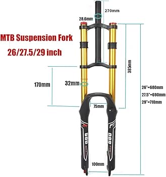 Amazon.co.jp: HSQMA ダウンヒル マウンテンバイク サスペンション