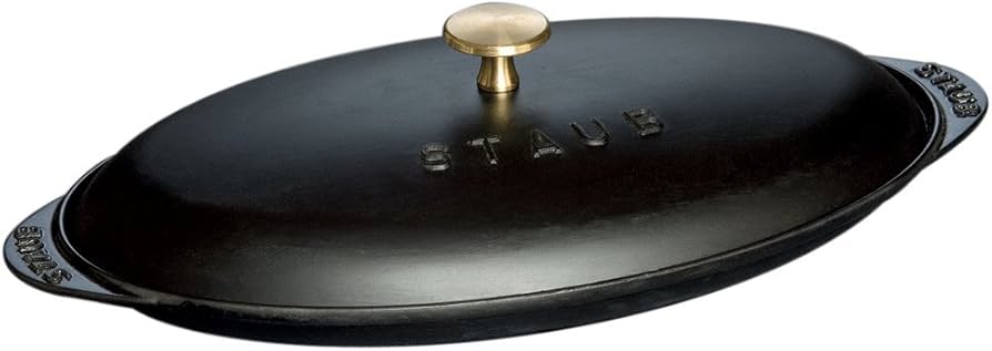 Amazon.co.jp : staub ストウブ 「 シャローオーバルホットプレート