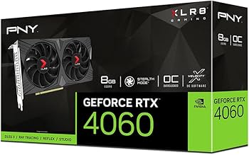Amazon | PNY GeForce RTX™ 4060 8GB XLR8 Gaming Verto™ デュアル