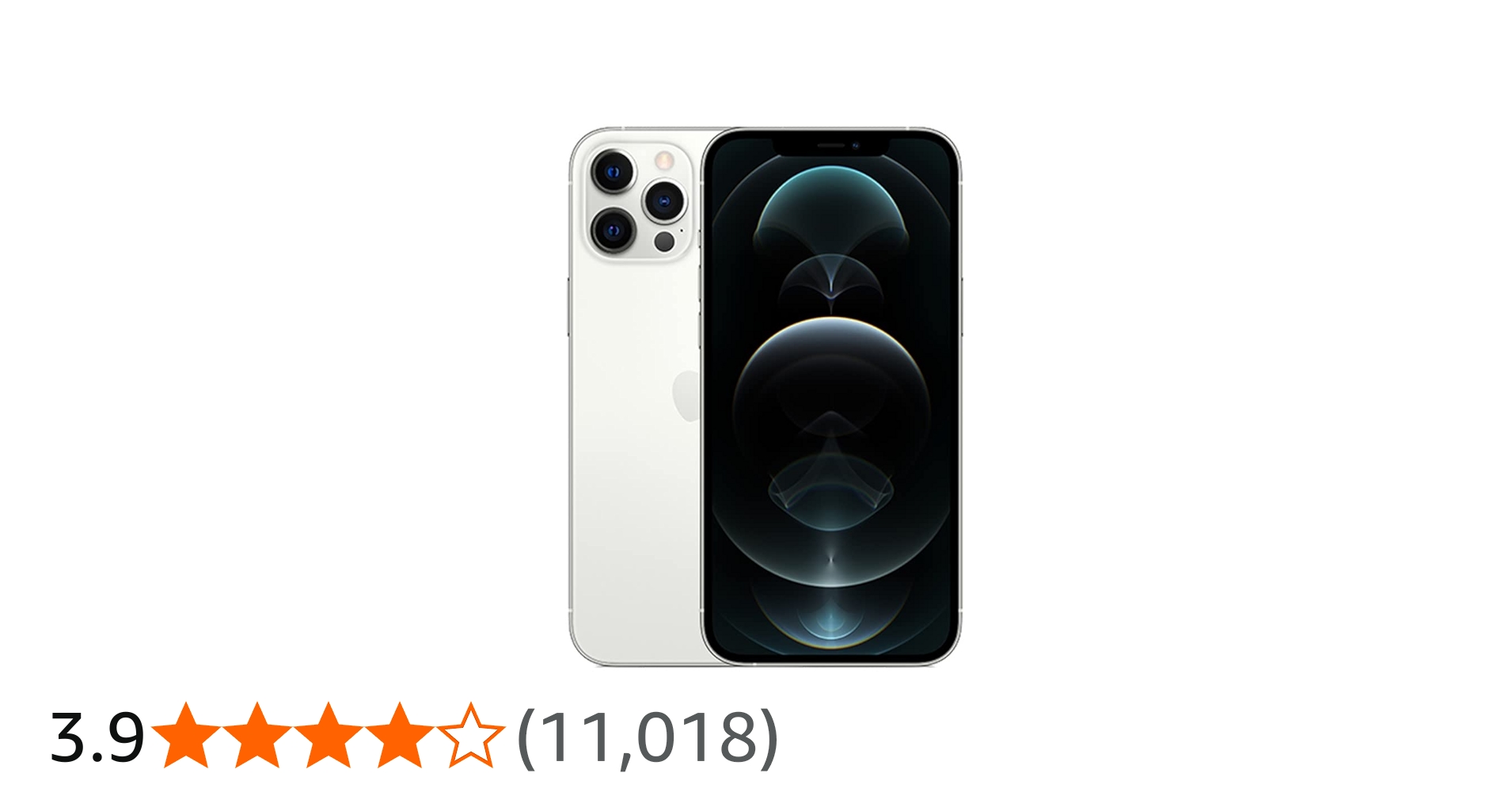 Apple iPhone 12 Pro, 128GB, Silver - Unlocked (Renewed) : Amazon