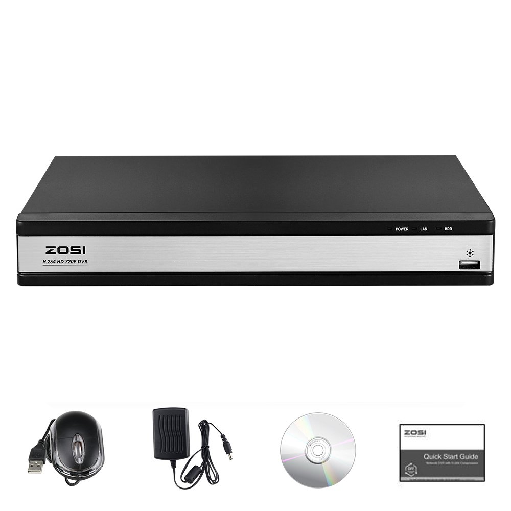 Amazon.co.jp: ZOSI 16CH ahd防犯レコーダー H.265+ HDD 4TB搭載