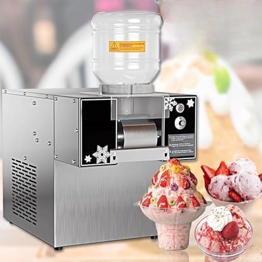 Amazon.co.jp: かき氷も軽々削れる！ 業務用スノーフレーク製氷機