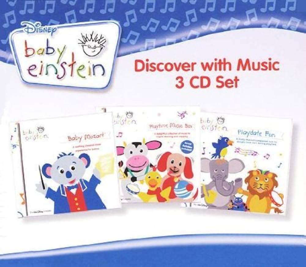 Baby Einstein - Discover with Music (3 CD Set) 56 Songs - Includes