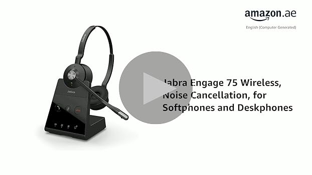 Jabra Engage 75 On-Ear DECT Stereo Headset - Skype For Business