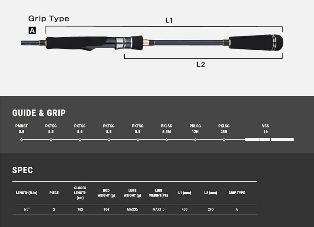 Amazon | テイルウォーク (Tailwalk）ボートシーバスロッド BOAT GAMER