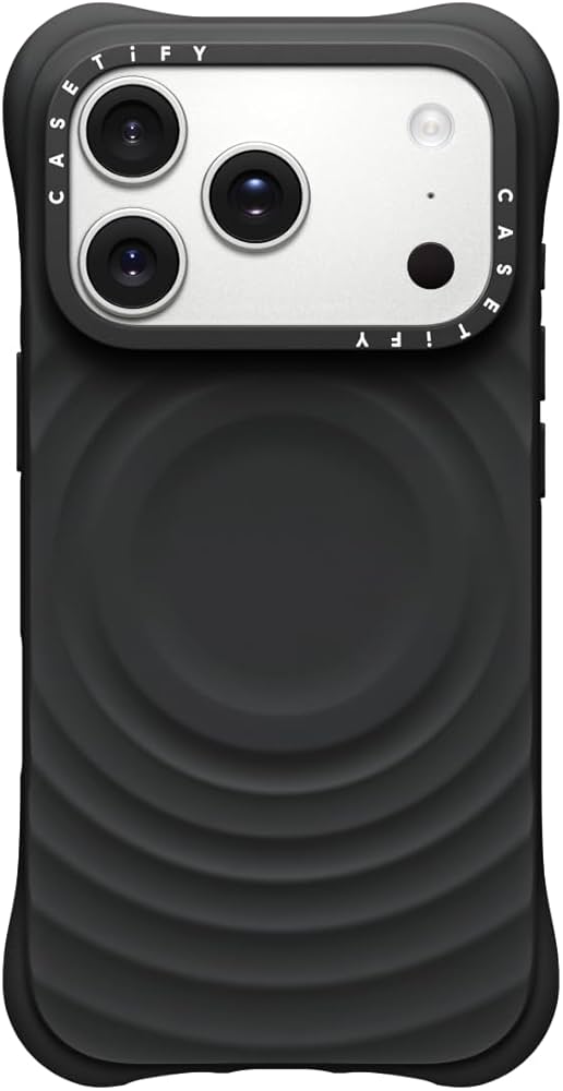 Amazon.co.jp: CASETiFY ウェーブ シリコン iPhone 17 Pro ケース [波